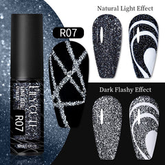 Reflective Glitter Line Gel 5ml Gel Nail Polish LILYCUTE R07 