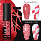 Reflective Glitter Line Gel 5ml Gel Nail Polish LILYCUTE R13 