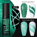 Reflective Glitter Line Gel 5ml Gel Nail Polish LILYCUTE R15 
