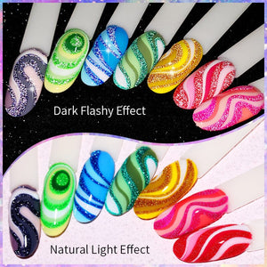 Reflective Glitter Line Gel 5ml Gel Nail Polish LILYCUTE 