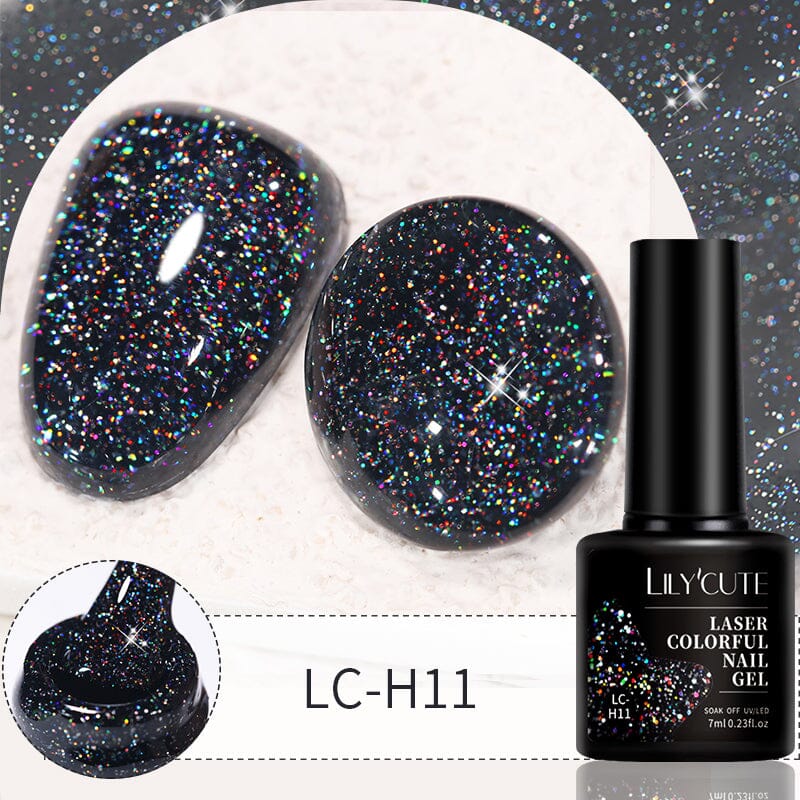 Glitter Colorful Nail Gel 7ml Gel Nail Polish LILYCUTE LC-H11 