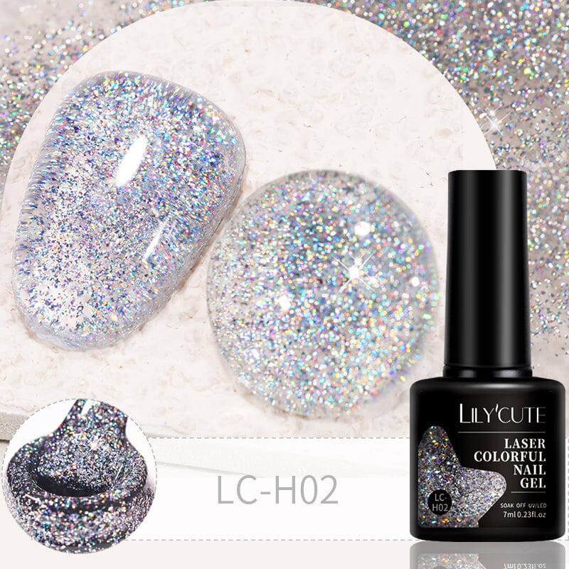 Glitter Colorful Nail Gel 7ml Gel Nail Polish LILYCUTE LC-H02 