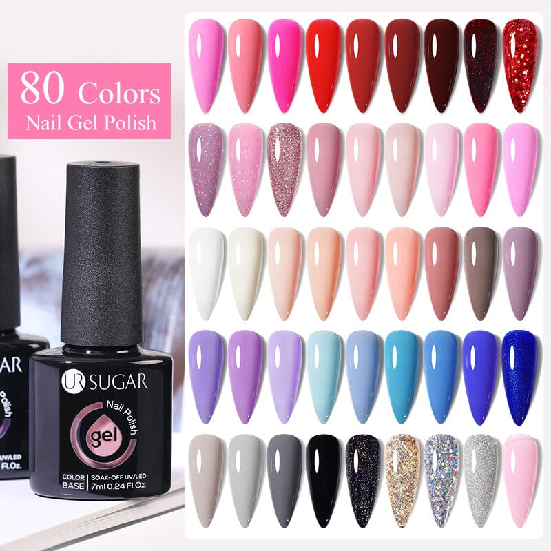 Color Gel Polish URH001~URH080 7ml Gel Nail Polish UR SUGAR 
