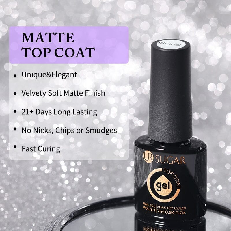 Base Top Coat 7ml Base & Top Coat UR SUGAR Matte Top Coat 