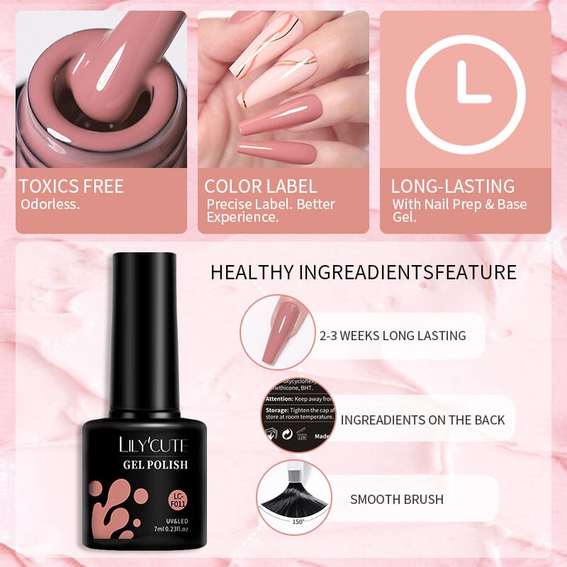 Color Gel Nail Polish 7ml Gel Nail Polish LILYCUTE 