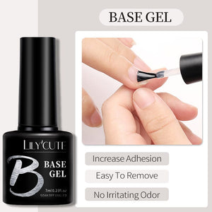 Base Top Coat 7ml Base & Top Coat LILYCUTE Base Gel 