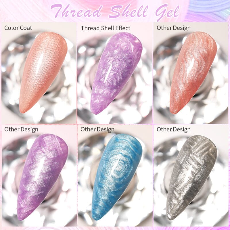 Thread Shell Gel LC-T04 7ml Gel Nail Polish LILYCUTE 