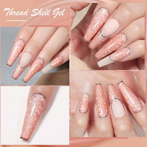 Thread Shell Gel LC-T04 7ml Gel Nail Polish LILYCUTE 