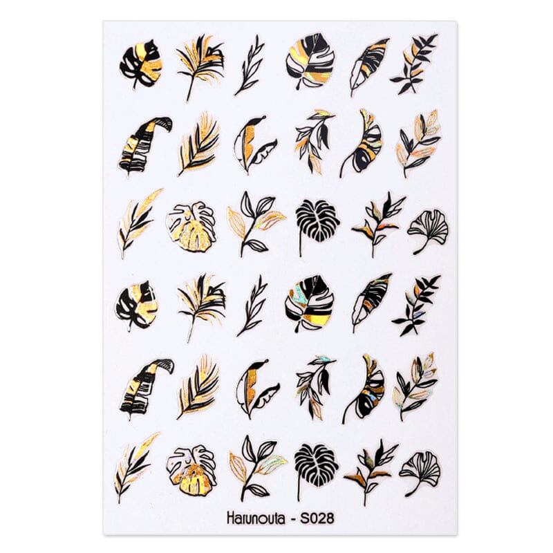 3D Nail Sticker S028 Nail Sticker Harunouta 