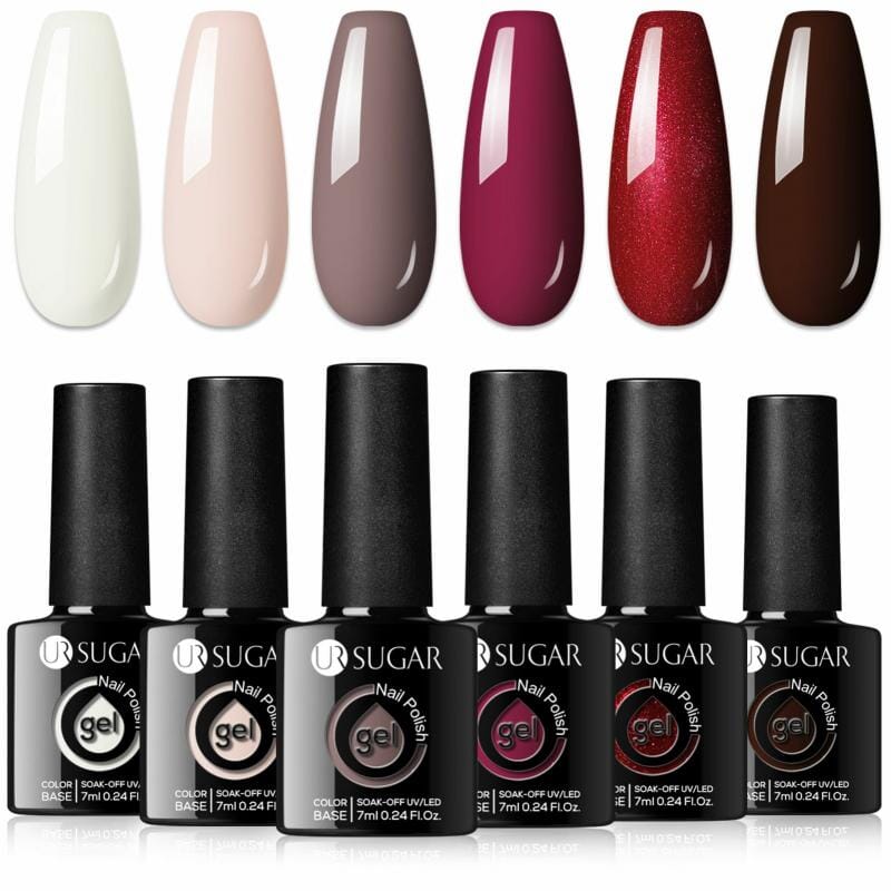 6 Colors Gel Polish Set Dreaming 7ml Gel Nail Polish UR SUGAR 