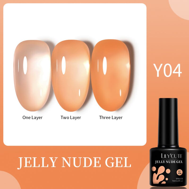 Pink Nude Jelly Gel 7ml Gel Nail Polish LILYCUTE LC-Y04 