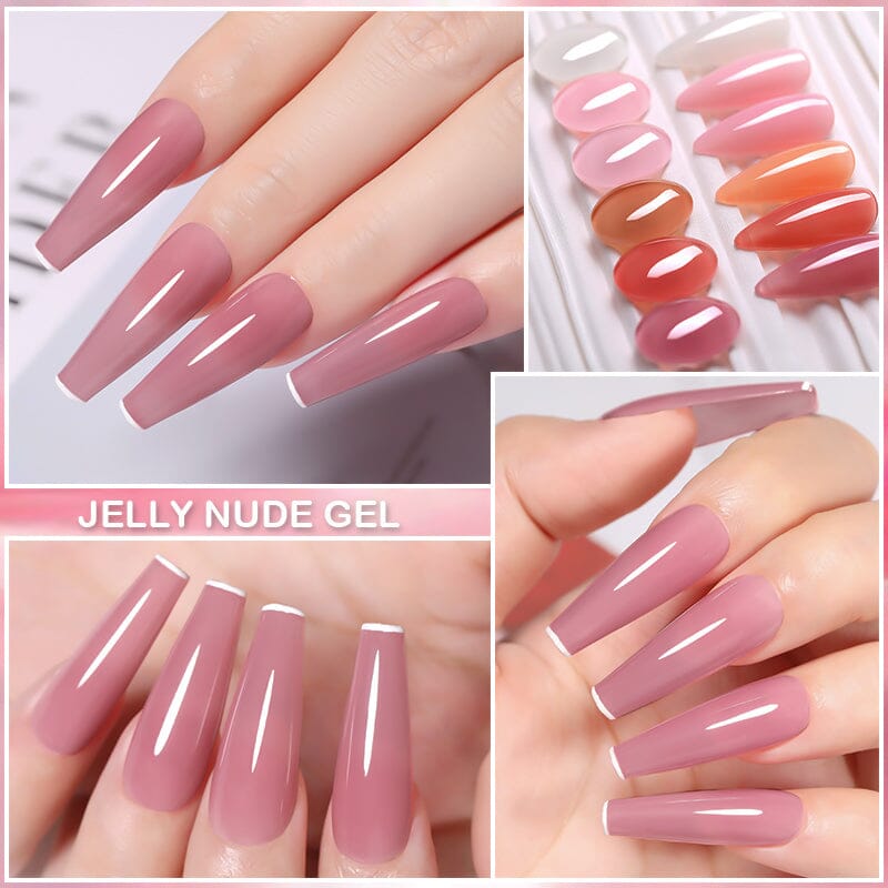 Pink Nude Jelly Gel 7ml Gel Nail Polish LILYCUTE 