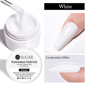 Extension Nail Gel 15ml Extension Nail Gel UR SUGAR White 