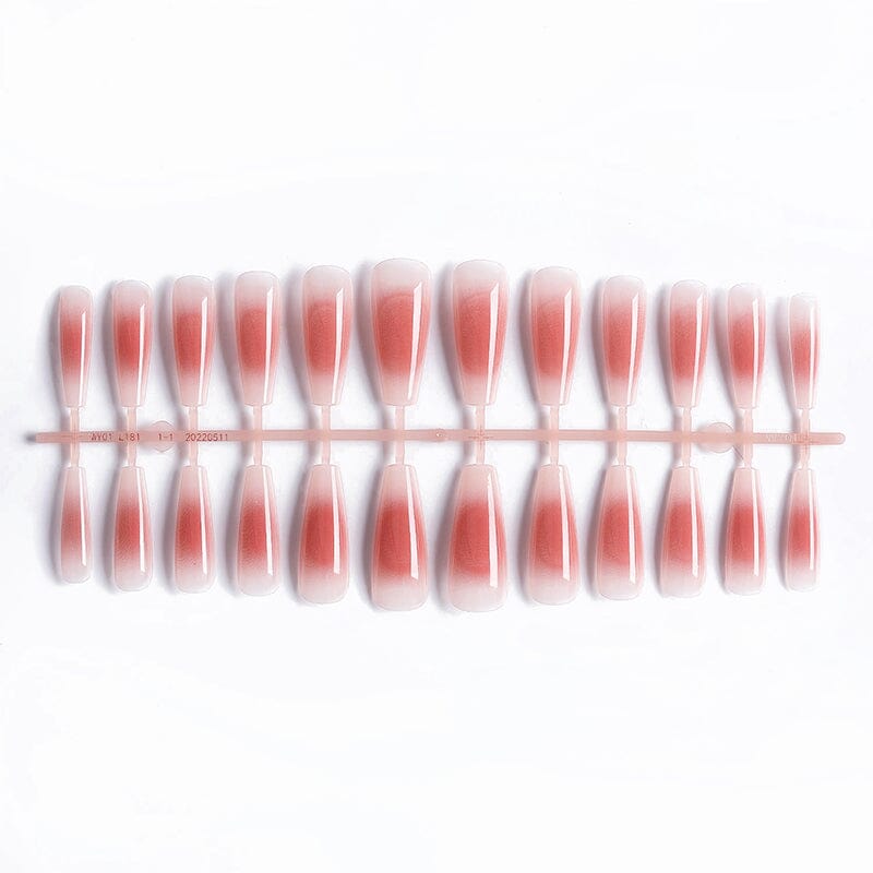 24pcs Press on Nails Gradient Nails Fake Nail Tips Nail Tips No Brand A73 