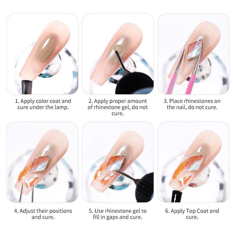 Clear Nail Rhinestone Glue 10g Nail Tips BORN PRETTY 