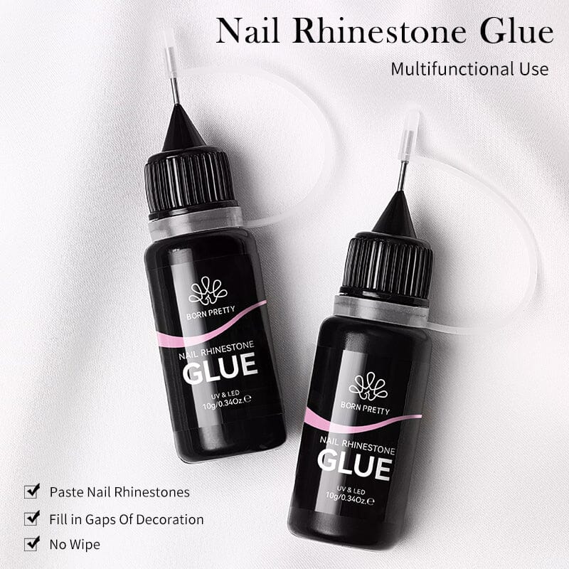 Clear Nail Rhinestone Glue 10g Nail Tips BORN PRETTY 