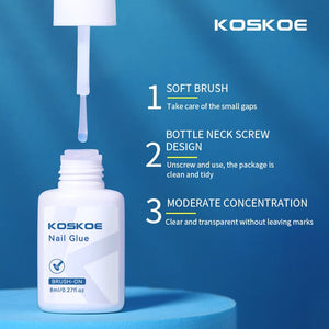 KOSKOE Nail Glue 8ml Tools & Accessories KOSKOE 
