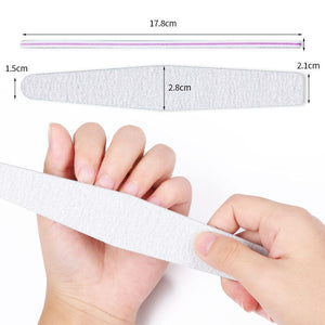 5pcs Nail Files Set 100/180 Tools & Accessories No Brand 