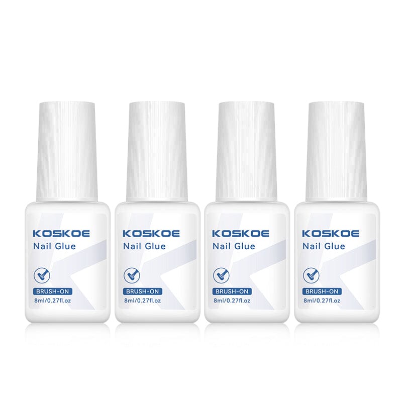 4pcs Nail Glue 8ml Nail Tips KOSKOE 