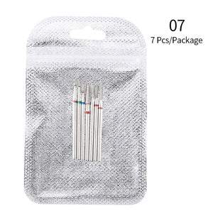 7pcs Nail Drill Bits Set #07 Tools & Accessories No Brand 