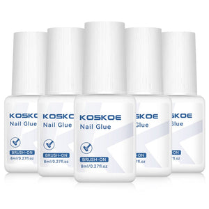 5pcs Nail Glue 8ml Nail Tips KOSKOE 