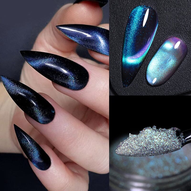 Chameleon Cat Magnetic Powder Nail Art No Brand 