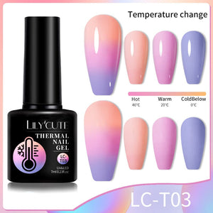 Thermal Nail Gel Polish 7ml Gel Nail Polish LILYCUTE LC-T03 