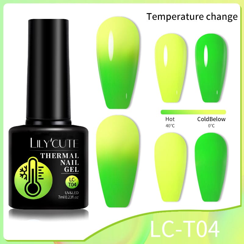 Thermal Nail Gel Polish 7ml Gel Nail Polish LILYCUTE LC-T04 