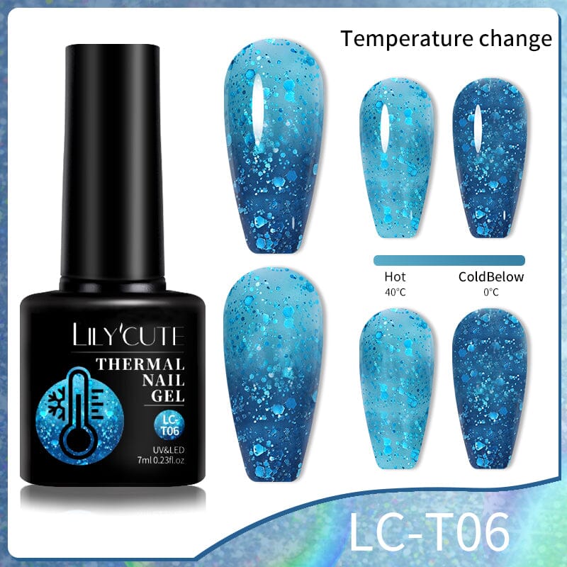 Thermal Nail Gel Polish 7ml Gel Nail Polish LILYCUTE LC-T06 