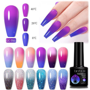 Thermal Nail Gel Polish 7ml Gel Nail Polish LILYCUTE 