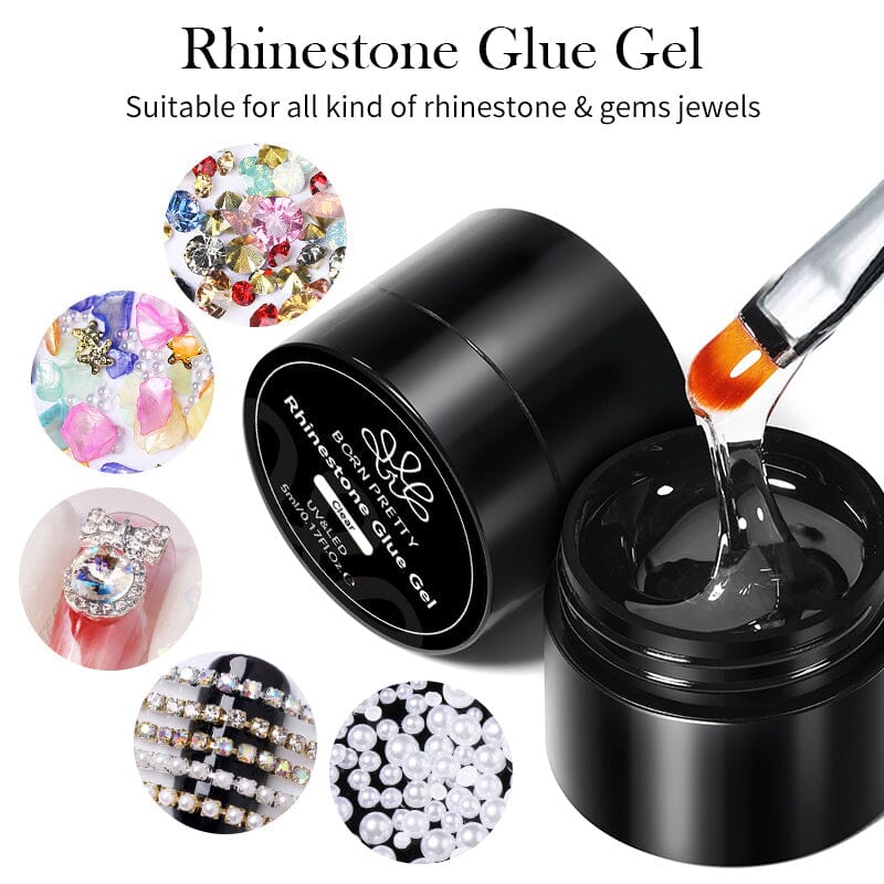 Rhinestone Glue Gel 5ml Gel Nail Polish BORN PRETTY 