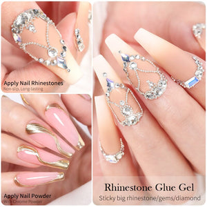 Rhinestone Glue Gel 5ml Gel Nail Polish BORN PRETTY 