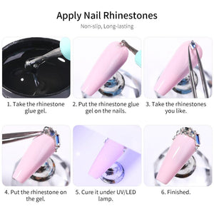 Rhinestone Glue Gel 5ml Gel Nail Polish BORN PRETTY 