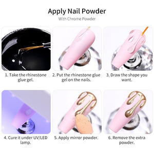 Rhinestone Glue Gel 5ml Gel Nail Polish BORN PRETTY 
