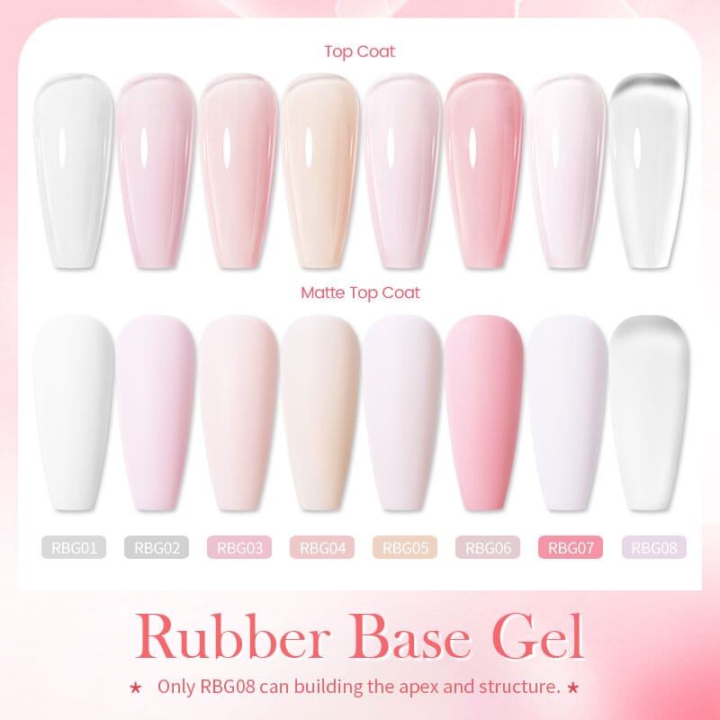 Rubber Base Gel 15ml Gel Nail Polish BORN PRETTY 