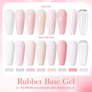 Rubber Base Gel 15ml Gel Nail Polish BORN PRETTY 