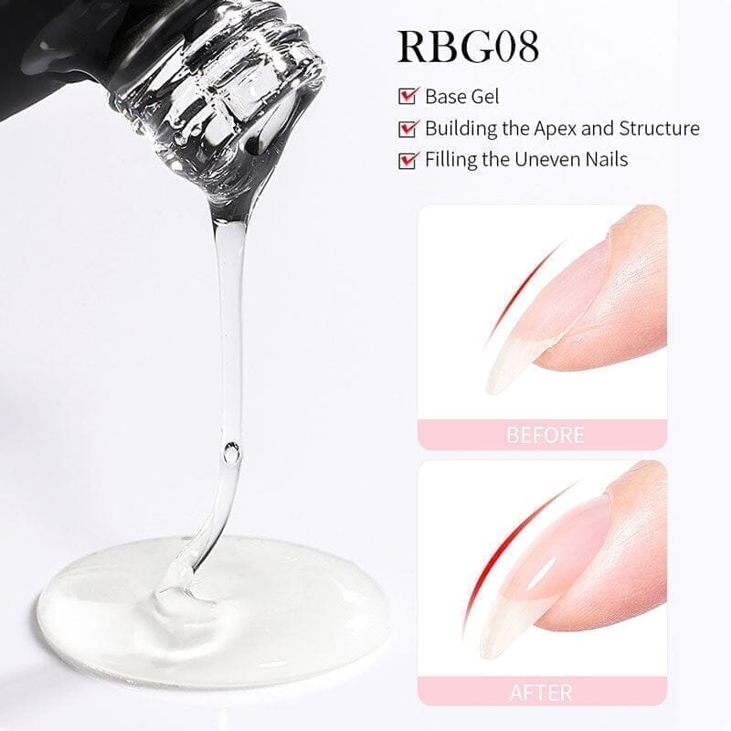 Rubber Base Gel RBG07 15ml Gel Nail Polish BORN PRETTY 