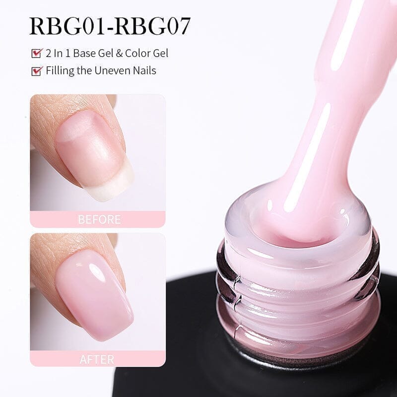 Rubber Base Gel RBG02 15ml Gel Nail Polish BORN PRETTY 