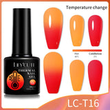 Thermal Nail Gel Polish 7ml Gel Nail Polish LILYCUTE LC-T16 