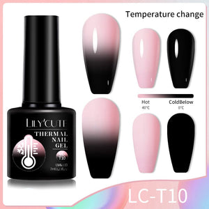 Thermal Nail Gel Polish 7ml Gel Nail Polish LILYCUTE LC-T10 