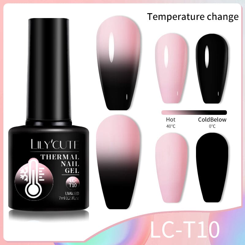 Thermal Nail Gel Polish 7ml Gel Nail Polish LILYCUTE LC-T10 