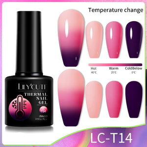 Thermal Nail Gel Polish 7ml Gel Nail Polish LILYCUTE LC-T14 