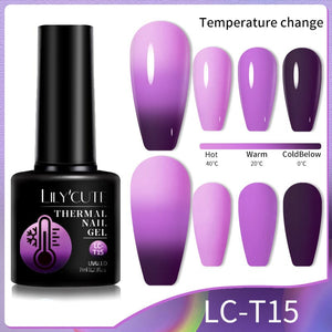 Thermal Nail Gel Polish 7ml Gel Nail Polish LILYCUTE LC-T15 