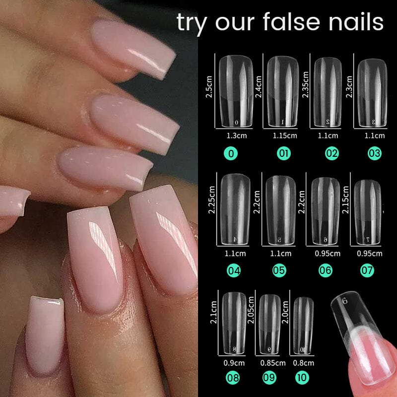 550pcs Soft Gel Tips Nail Tips No Brand 