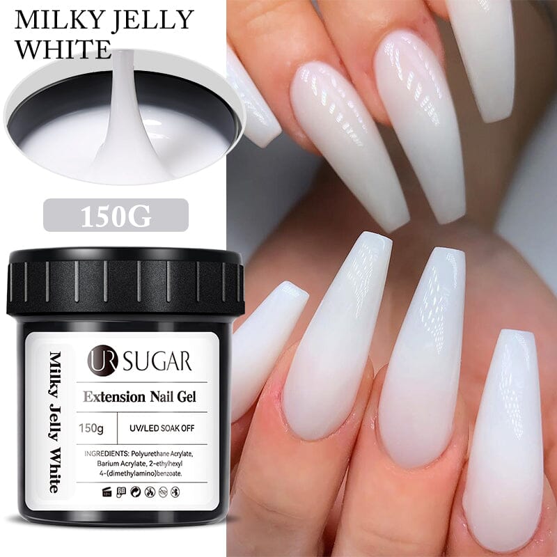 Extension Nail Gel 150g Extension Nail Gel UR SUGAR Milky Jelly White 