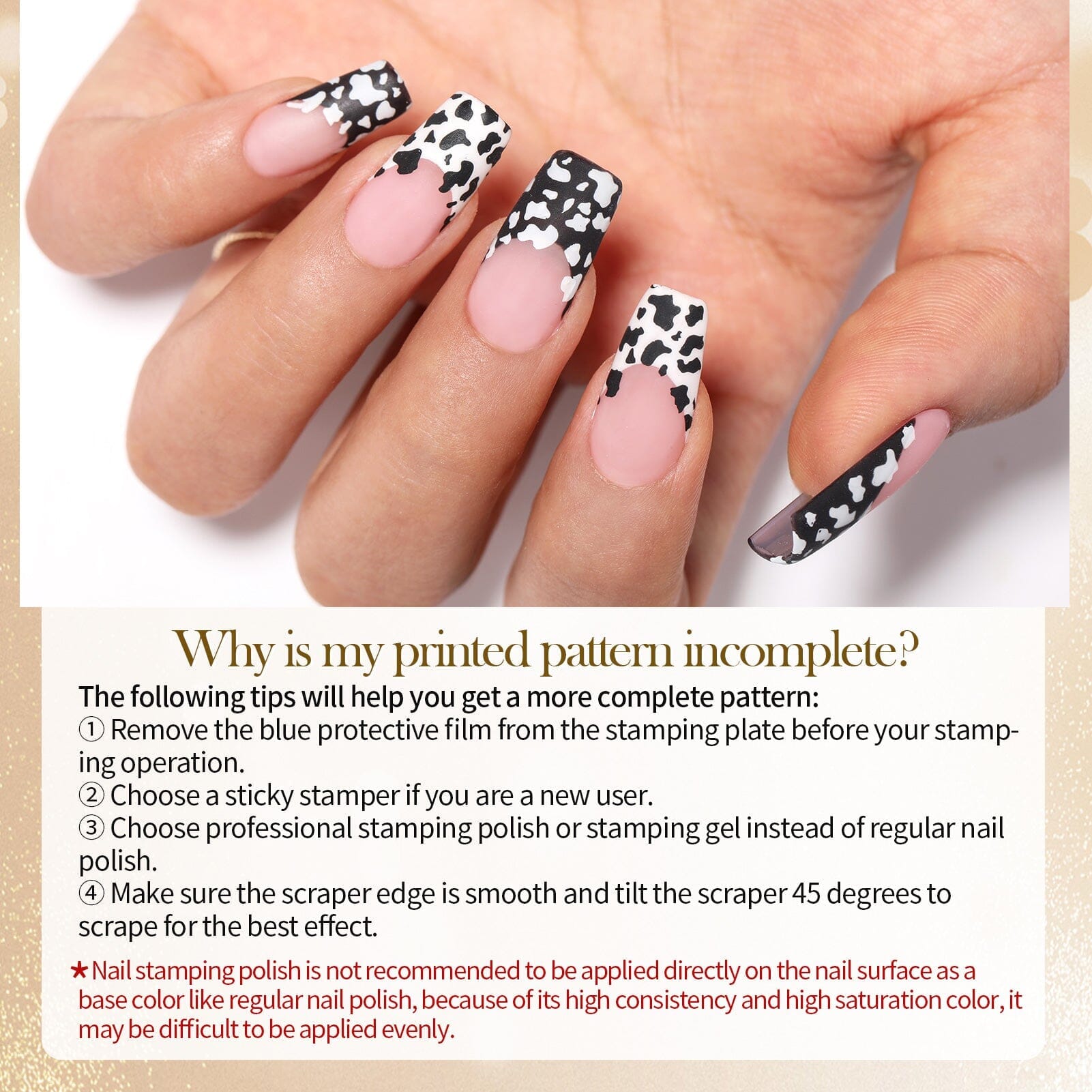 [US ONLY] 2 Bottles Black White Nail Stamping Polish 10ml Nail Polish BORN PRETTY 