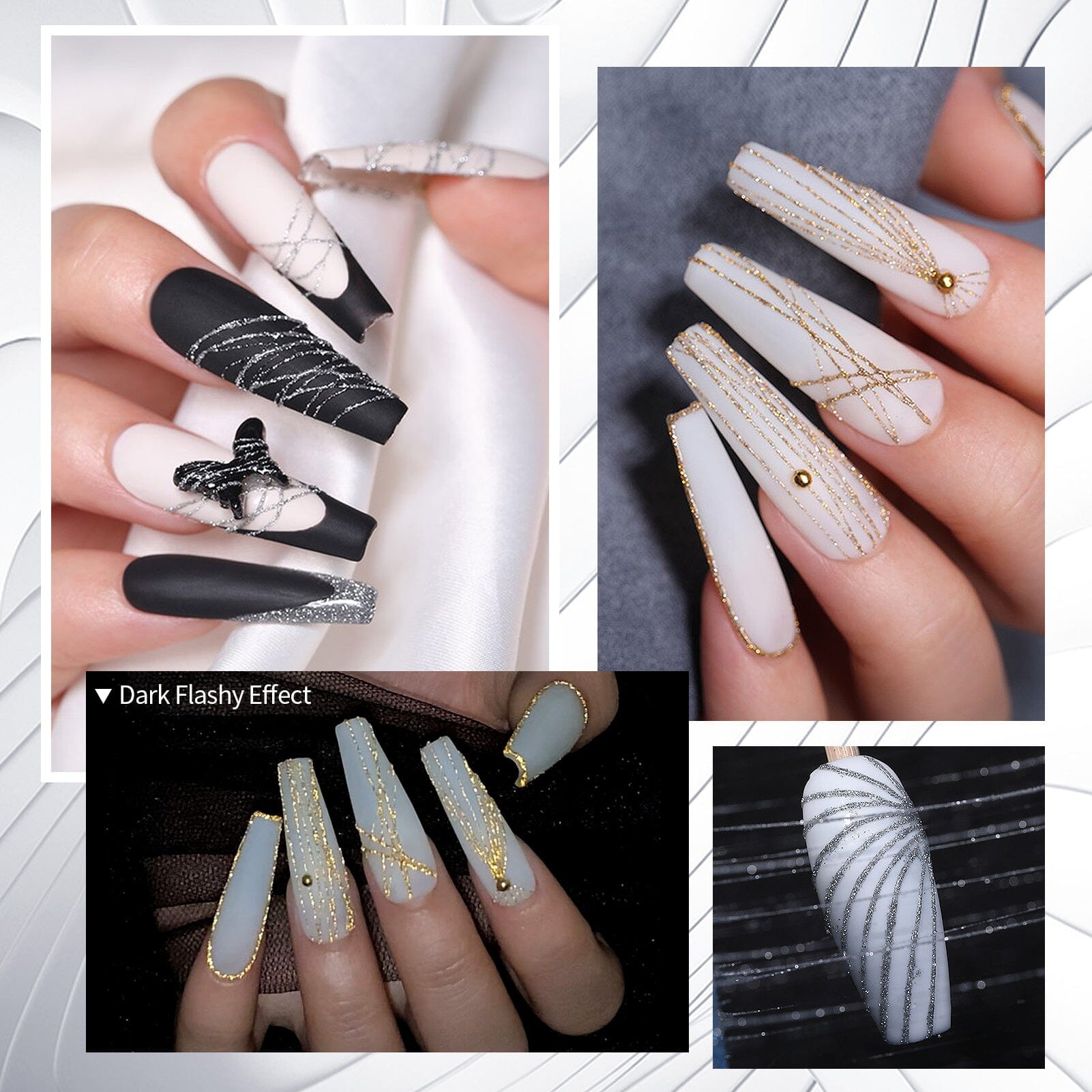 6 Colors Spider Nail Gel 5g Gel Nail Polish BORN PRETTY 