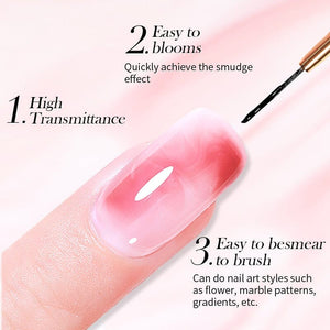 [US ONLY] Clear Watercolor Gel Polish 15ml Gel Nail Polish BORN PRETTY 