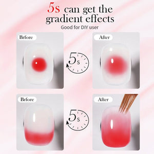 [US ONLY] Clear Watercolor Gel Polish 15ml Gel Nail Polish BORN PRETTY 