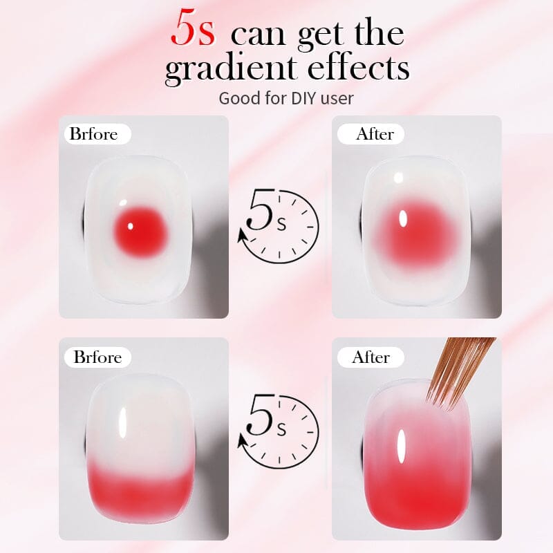 [US ONLY] Clear Watercolor Gel Polish 15ml Gel Nail Polish BORN PRETTY 